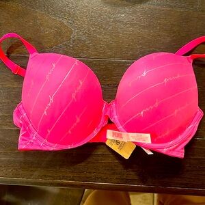 Pink push up bra size 34d